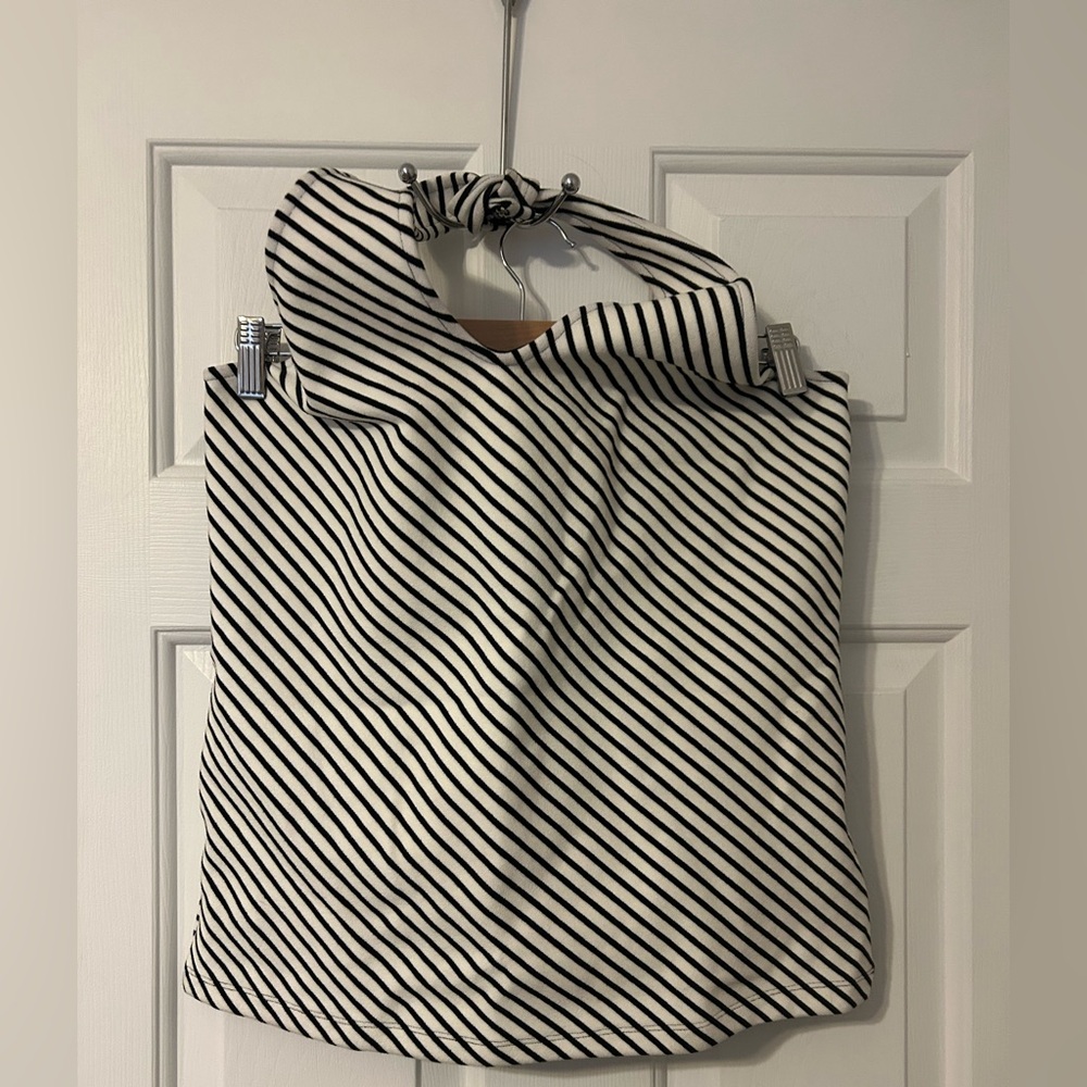 Maeve by Anthro Striped Halter Top